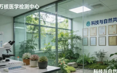 医生与患者家属在办公室沟通病情