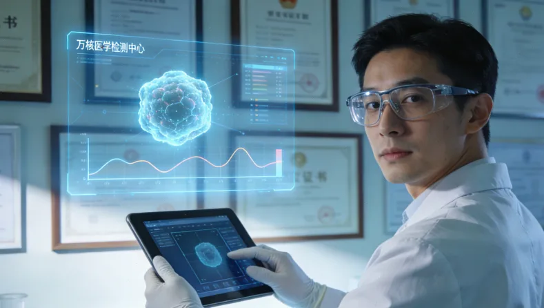 血液样本检测与组织切片检测的对比示意图