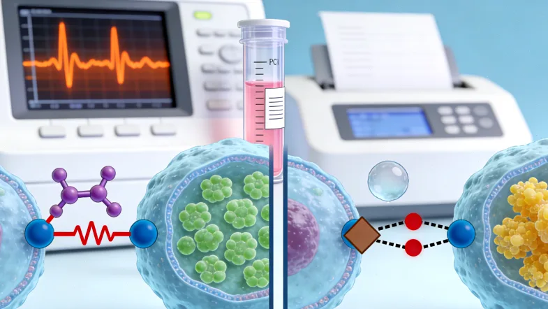循环肿瘤DNA（ctDNA）从肿瘤进入血液的动画图解