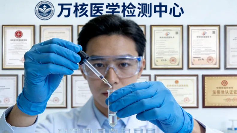 基因检测报告特写，聚焦“PIK3CA突变”字样