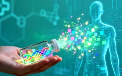 结肠镜下FAP患者密集的息肉图像