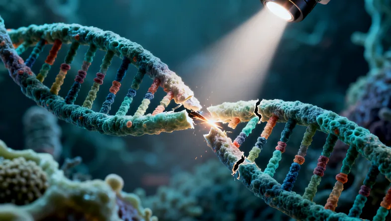 基因检测报告显示ALK融合阳性结果示意图