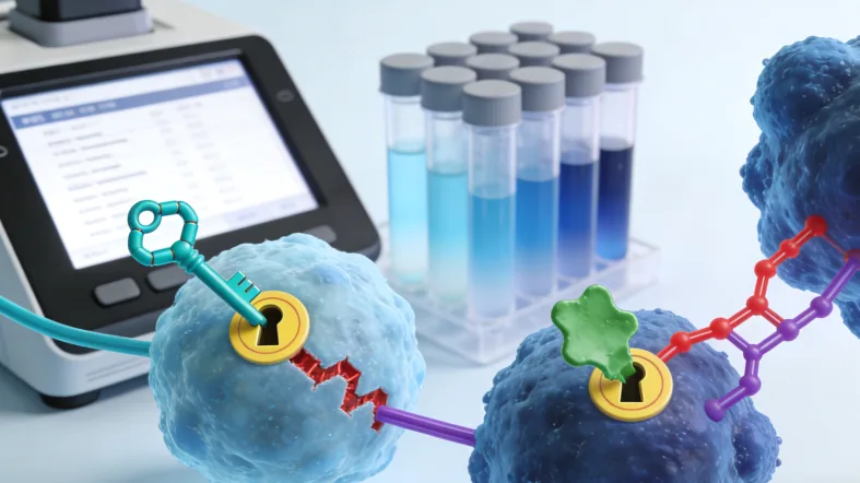 医生与患者讨论基因检测报告