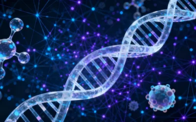 EGFR基因突变驱动肺癌生长的示意图