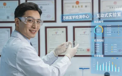 医生与患者面对面讨论基因检测报告