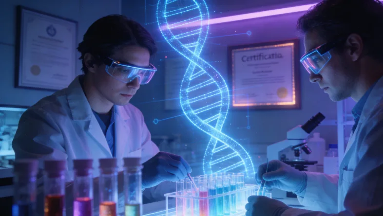 一位患者拿着检测单和止痛药盒,面露担忧