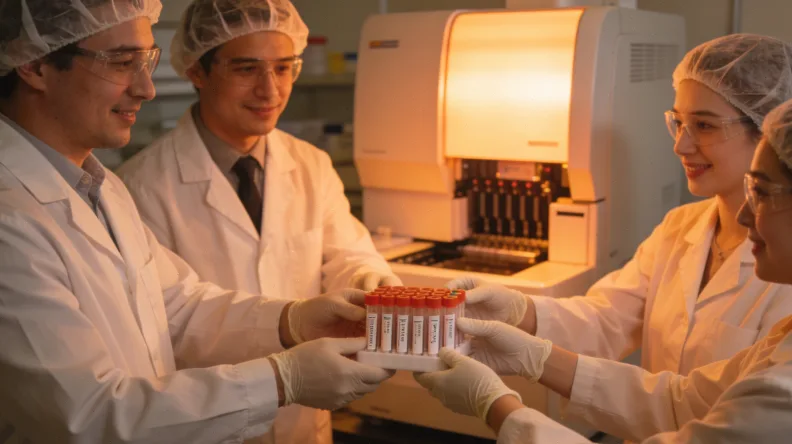 靶向药像钥匙匹配锁孔的示意图