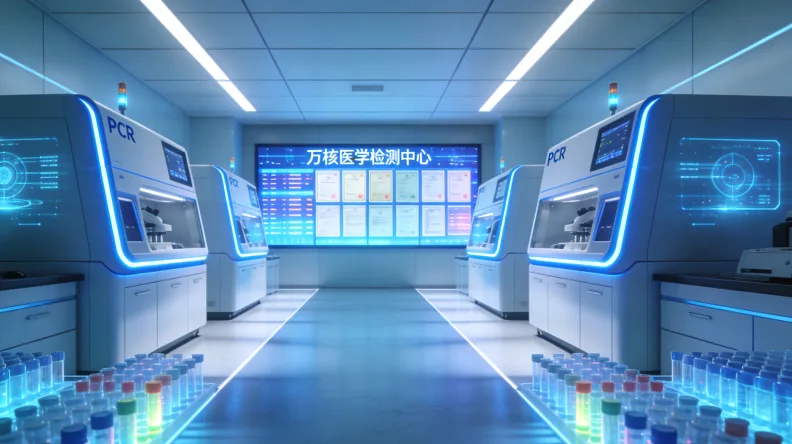 一位患者手持基因检测报告，面露疑惑