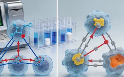 医生与患者家属沟通靶向治疗方案的场景