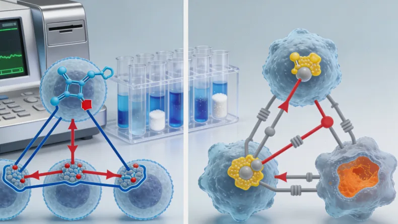 医生与患者家属沟通靶向治疗方案的场景