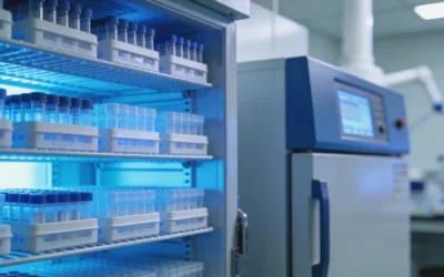 一个人同时看着基因检测报告和手机病友群聊天，表情困惑