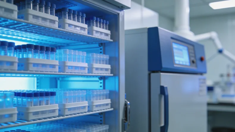 一个人同时看着基因检测报告和手机病友群聊天，表情困惑