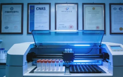 医生在CT引导下进行精准穿刺活检操作