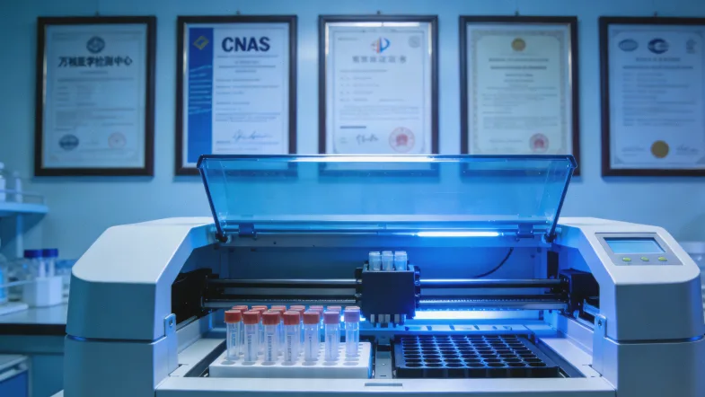 医生在CT引导下进行精准穿刺活检操作