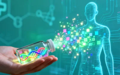 DNA双螺旋与微卫星位点示意图