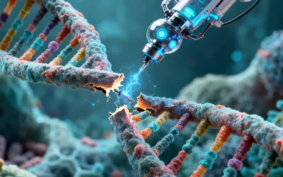 BRCA基因修复DNA损伤的示意图