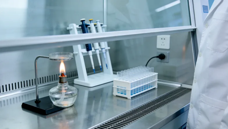 医生正在为患者讲解肺部CT影像片