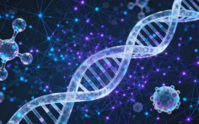 医生与患者共同查看基因检测报告