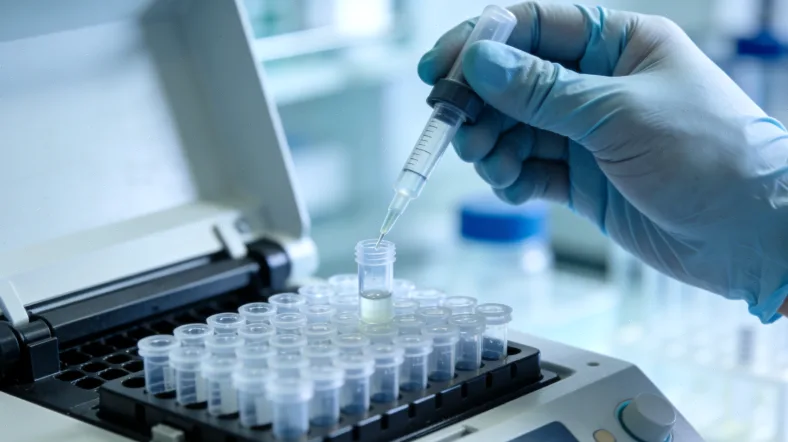 胸腔穿刺抽胸水的模拟示意图