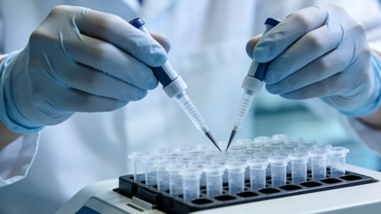 示意图:对比“小套餐”基因检测与“大套餐”基因检测的范围差异