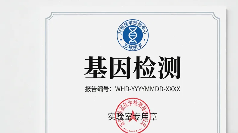 一位患者正在与医生共同查看基因检测报告