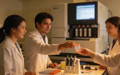 基因检测报告首页高亮关键部分示意图