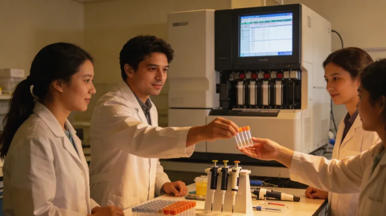 基因检测报告首页高亮关键部分示意图