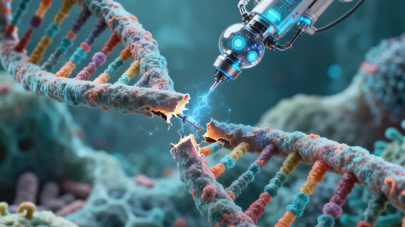 BRAF基因突变示意图：油门被卡住