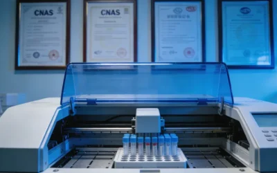 一位患者手持两份基因检测报告，面露困惑