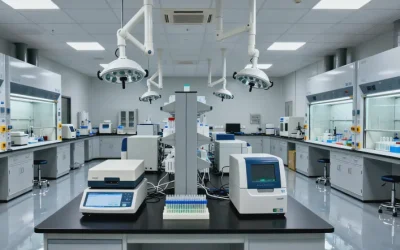 患者与医生共同查看基因检测报告