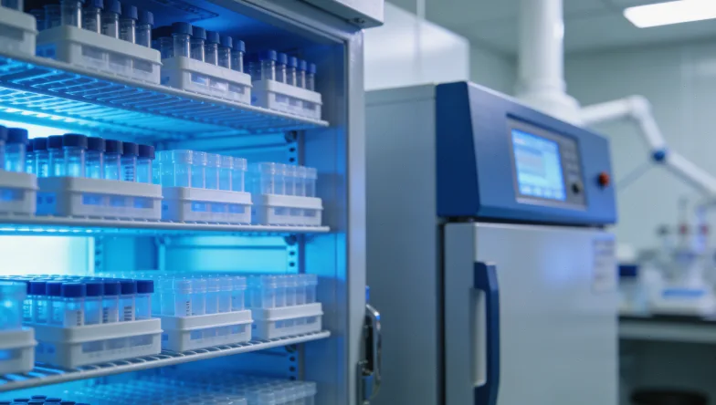 医生与乙肝患者共同查看基因检测报告