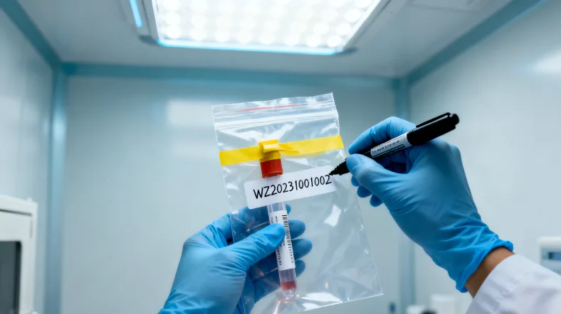 医生与患者共同查看基因检测报告的场景