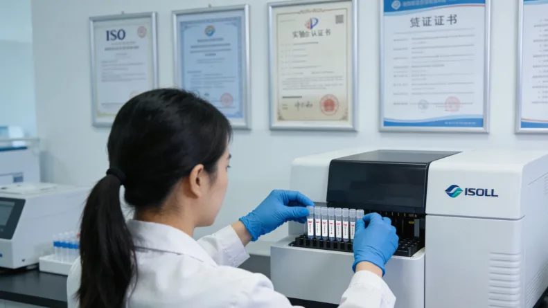 医生与患者家属沟通基因检测报告