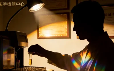 医生与家属在病房沟通的凝重场景