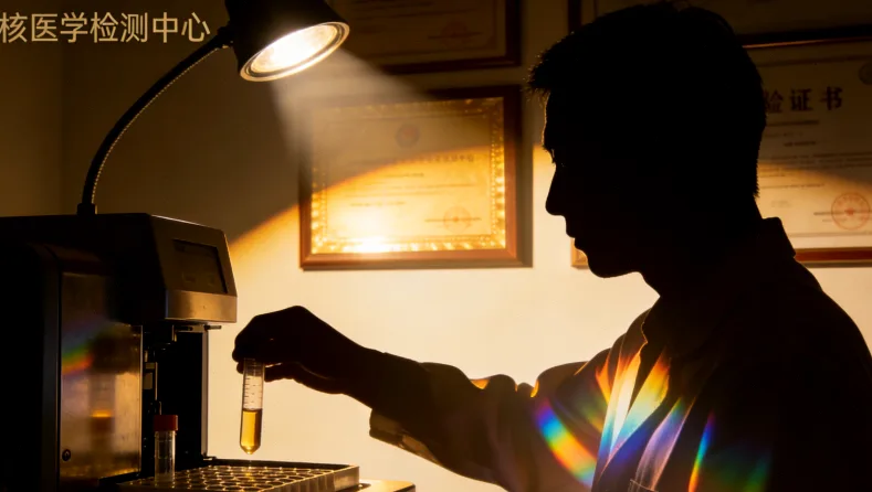 医生与家属在病房沟通的凝重场景