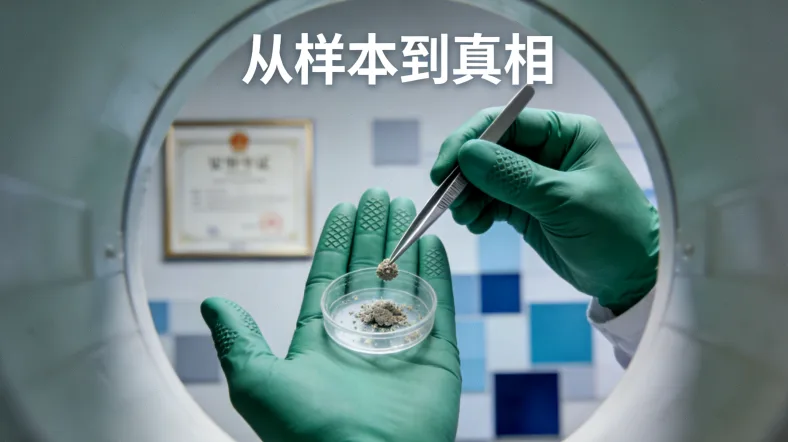 医生与患者共同查看基因检测报告