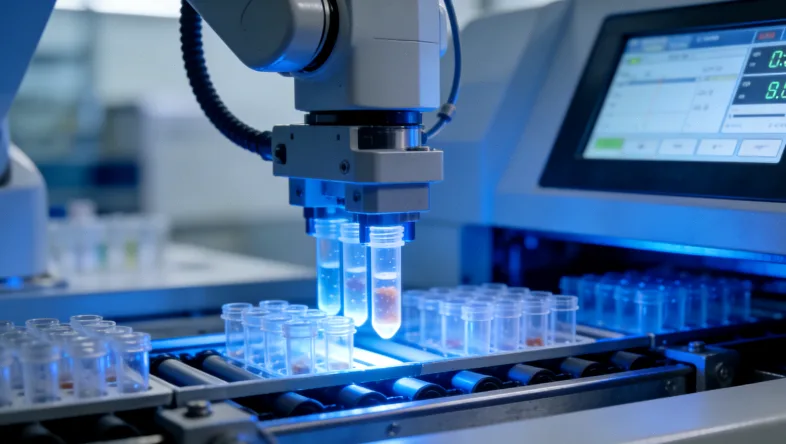 一个家庭围坐在一起,共同查看病历资料