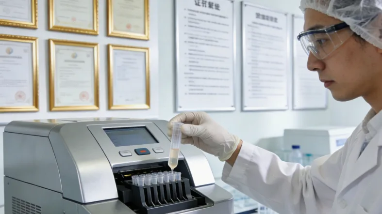 基因检测实验室工作流程示意图