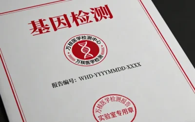 医生与患者家属沟通基因检测报告
