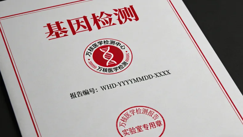 医生与患者家属沟通基因检测报告