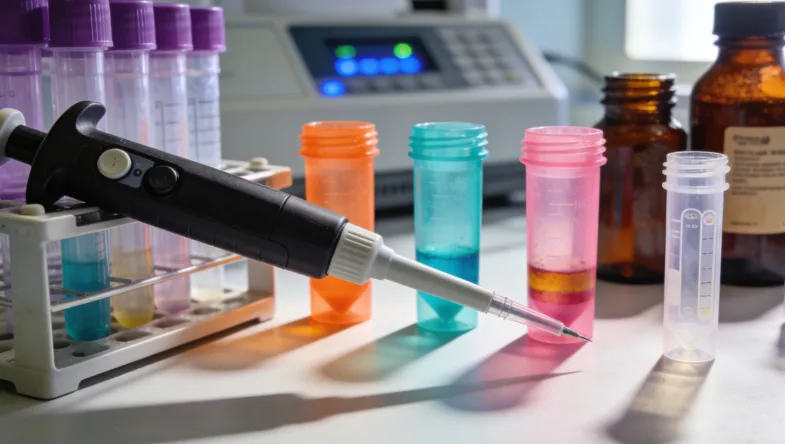 基因检测报告聚焦EGFR突变结果特写