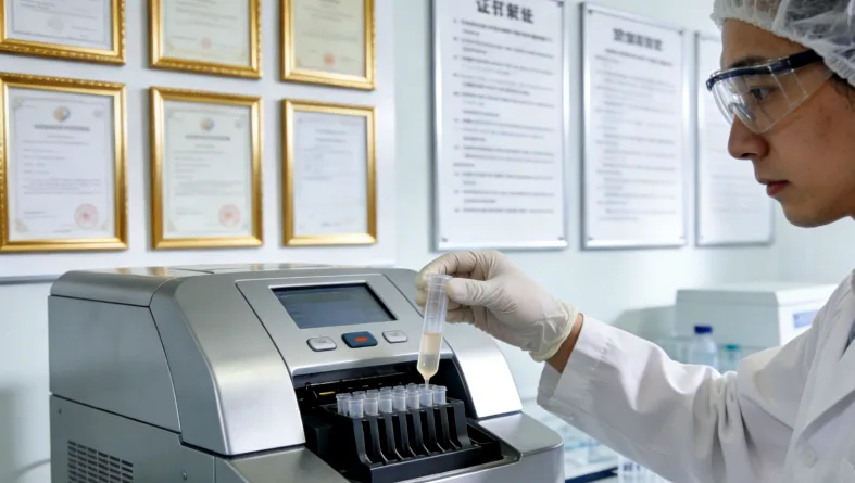 护士为卧床患者进行静脉采血