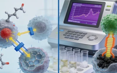 病理医生在显微镜下观察组织切片