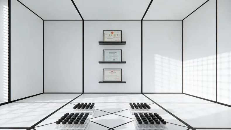 病理医生在显微镜下评估肿瘤组织切片