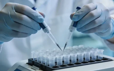 一位女性在诊室与医生交谈，表情关切