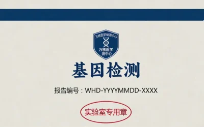 医生向患者家属解释基因检测报告