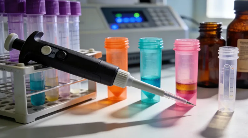 一位患者拿着基因检测报告与医生交谈