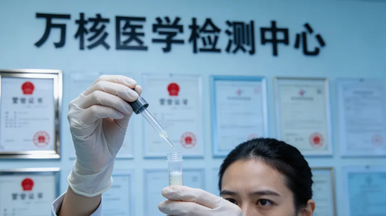 药物基因组学检测报告单的特写