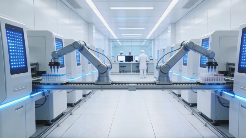 患者正在测量并记录体重