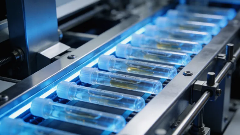 患者与医生拿着报告沟通的场景